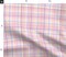 Spring Plaid Check Romantic Cottagecore Gingham Teen Tween Girly 90S Nineties Y2K Pastel Custom Printed Fabric by Spoonflower Various Fabrics by the Yard or Fat Quarter